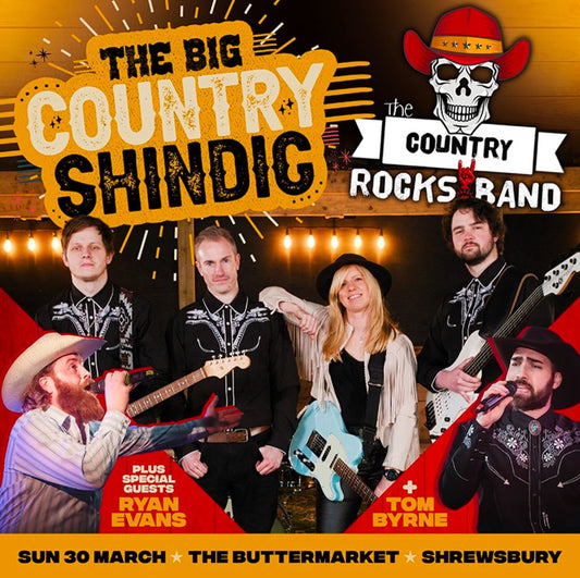 BIG COUNTRY SHINDIG starring The Country Rocks Band 🤠