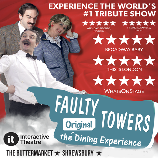 Faulty Towers The Dining Experience 1pm - 22 June ⭐️⭐️⭐️⭐️⭐️